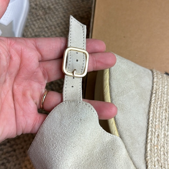 NWOT - CORDANI, Elenor - Beige Suede Sling Back Espadrille - Size 41 (9.5/10 US) - Picture 7 of 16